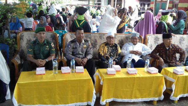 Personil Polsek Delitua Hadiri Peringatan Isra Miraj di MDTA