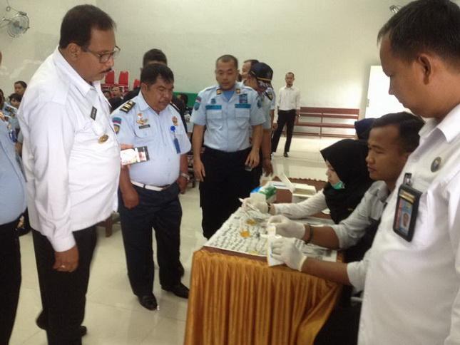 Satu Orang Pegawai Lapas Positif Narkoba Saat Tes Urine 