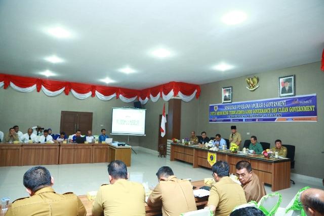Bank Sumut Bersama Pemkab Labusel Gelar Sosialisasi Penerapan Aplikasi E-Government 