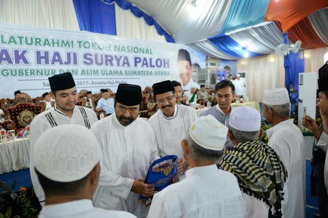 Surya Paloh Doakan Gubenur untuk Bangun Sumut