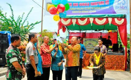 Danramil 12/Bandar Khalifah Saksikan Pencanangan Kampung KB di Desa Pekan