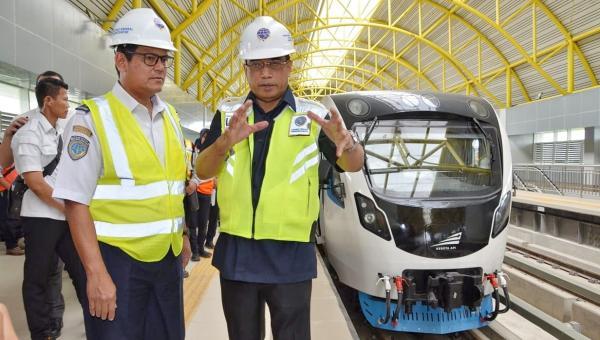 Telah Dilakukan Tes Dinamis, Pemerintah Targetkan LRT Palembang Operasi Juli 2018