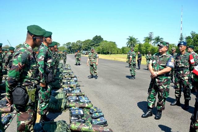 Komandan Kodiklat TNI Tinjau Gelar Pasukan PPRC TNI