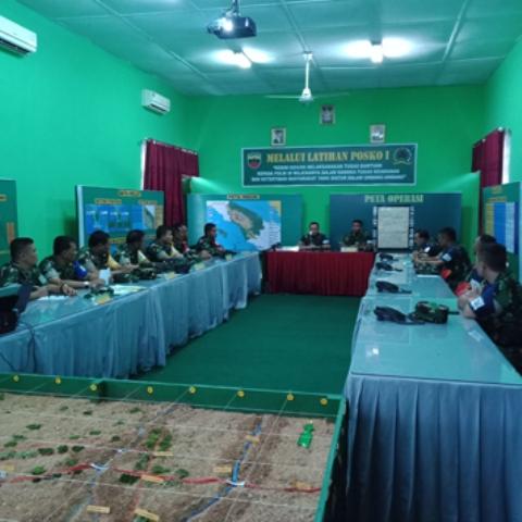 Danrem 022/PT Buka Latihan Posko I Kodim 0204/Deli Serdang