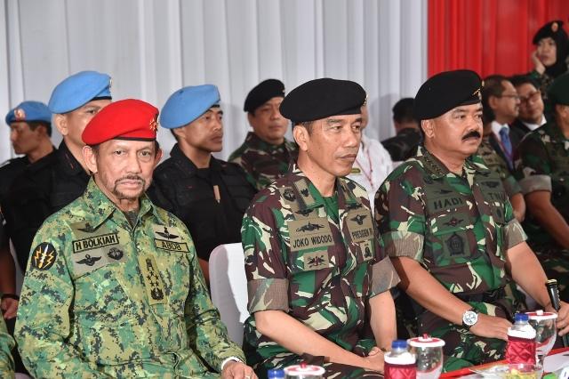 Presiden RI Terima Kunjungan Kehormatan Sultan Brunei Darussalam di Mabes TNI