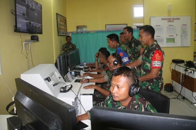 Komandan Satrad 212 Ranai Tinjau Kesiapan Alutsista Radar