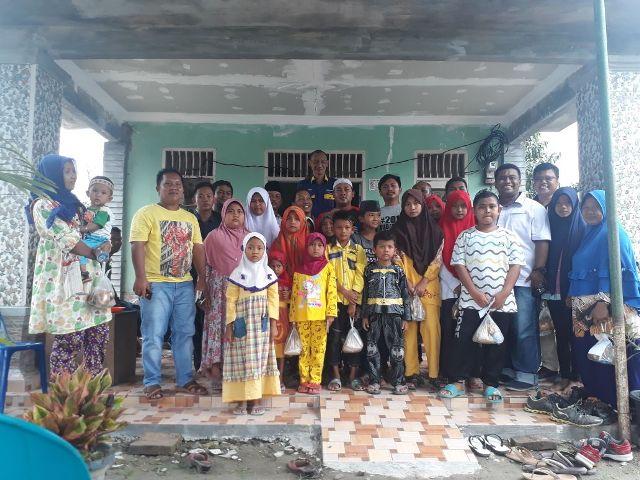 Forum Jurnalis Deli Serdang Berbagi Bersama Anak Yatim Piatu