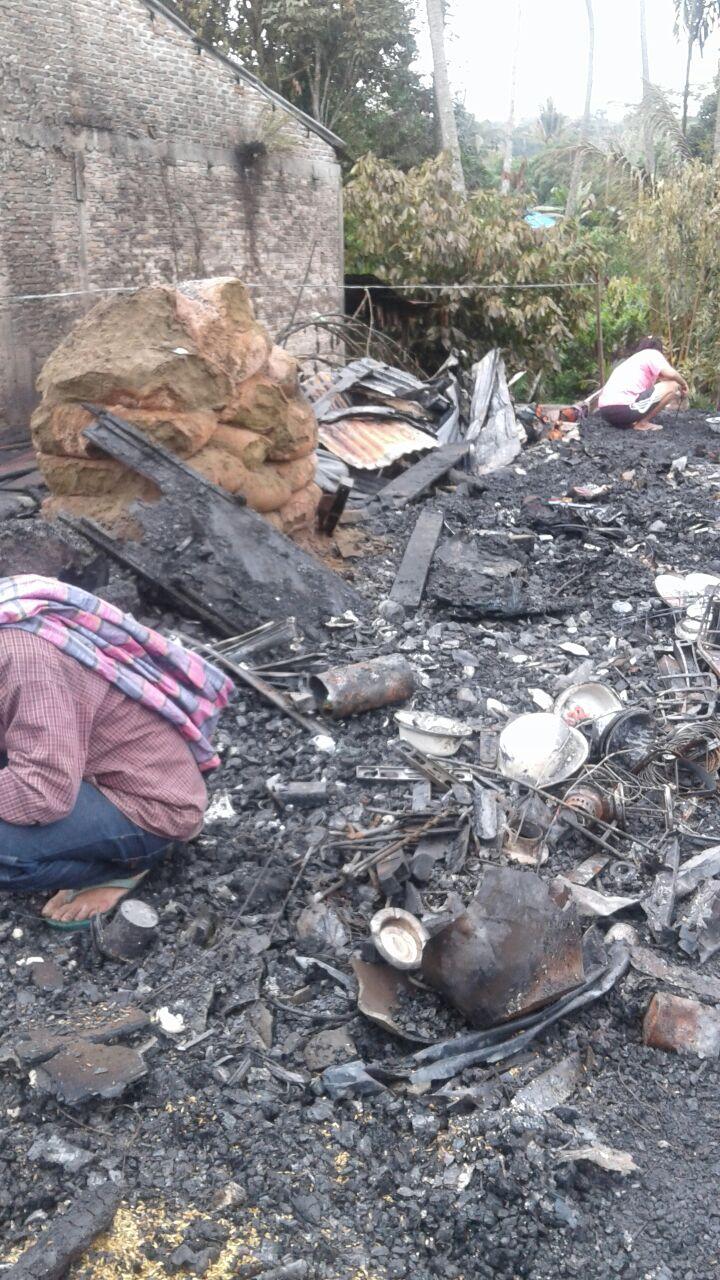 16 Rumah Hangus Terbakar di Gunung Meriah