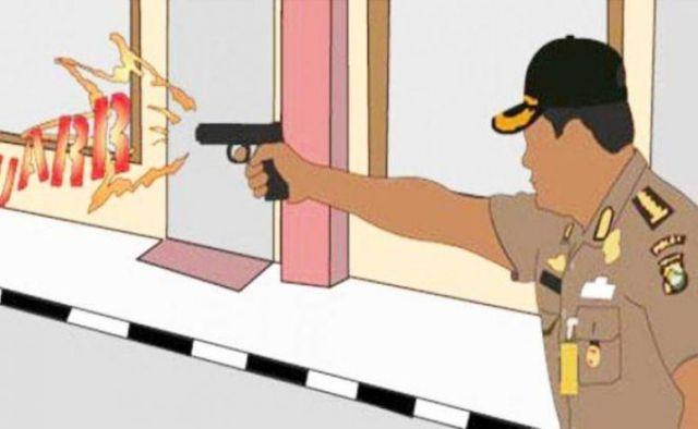 Satu dari Dua Pelaku Perampokan dan Penyekapan Dua Wanita di Komplek Griya Karya Johor Medan Ditembak Polisi