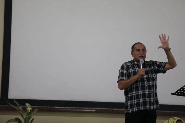 Ditanya Soal Kesiapan Debat Kandidat Pilgubsu, Ini Jawaban Edy Rahmayadi