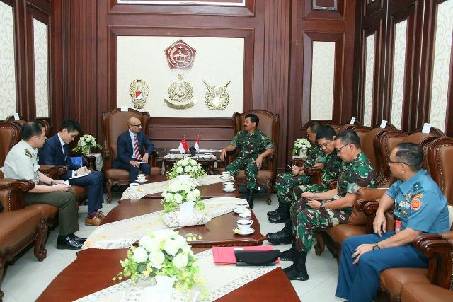 Panglima TNI dan Dubes Singapura Bahas Kerjasama Bilateral