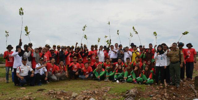 Tim Humas Bakamla RI Bersama SPKKL Tanam Mangrove di Aceh 