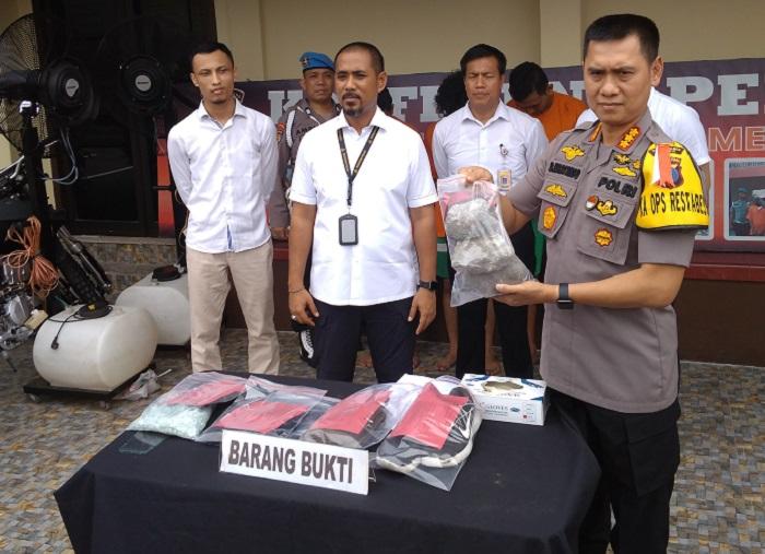 Polisi Sergap 3 Pelaku Geng Motor di Medan