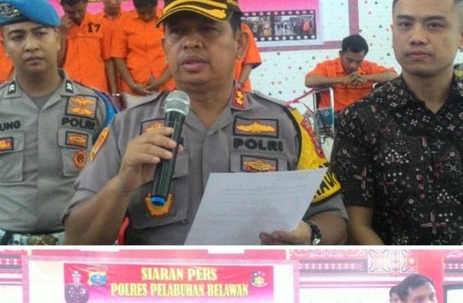 Polres Pelabuhan Belawan Ungkap Tindak Pidana Kejahatan dari Mulai Prostitusi Online Hingga Pencurian