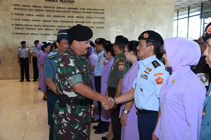 Hardiknas 2019, 33 Perwira Tinggi TNI Naik Pangkat