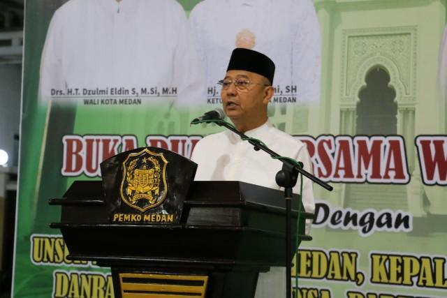 Walikota Buka Puasa Bersama Forkompinda Kota Medan