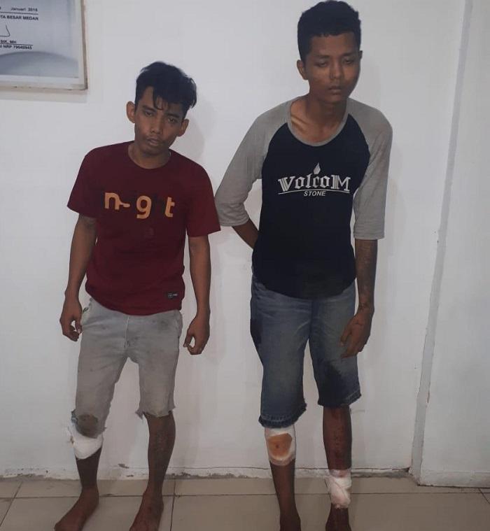 Pelaku Curanmor di Kawasan Jalan HM Joni Medan Ditembak Polrestabes Medan