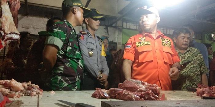 Harga Bahan Pokok Naik, Kapolres dan Dandim Dampingi Plt Bupati Labuhanbatu ke Pasar Gelugur