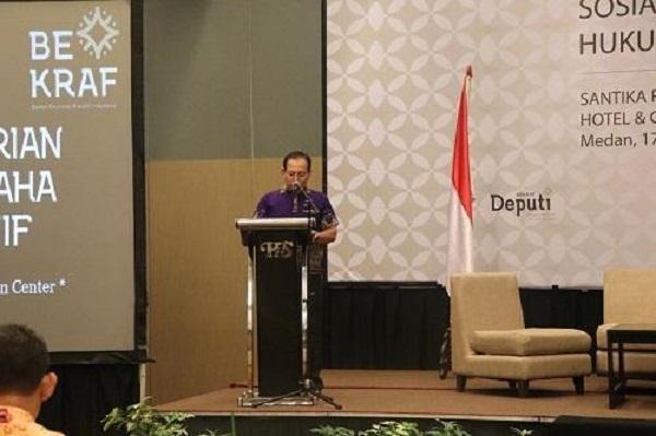 Pemko Medan Apresiasi Bekraf Fasilitasi Pendirian Badan Hukum Bagi Pelaku Ekonomi Kreatif
