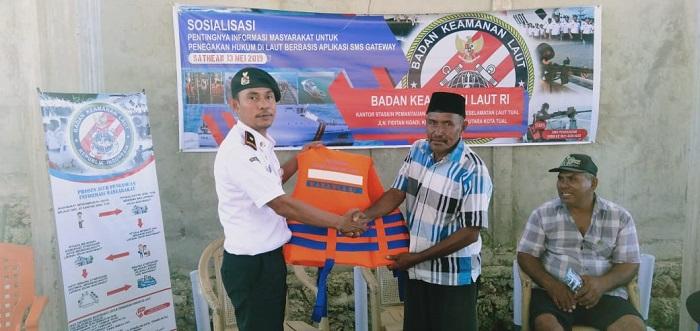 SPKKL Tual Bakamla Galakkan Laporan Berbasis SMS Gateway di Maluku Utara