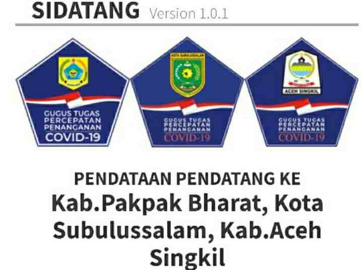 Pemkab PakpakBharat Luncurkan Aplikasi SIDATANG, Pantau Pendatang dan Pelaku Perjalanan secara Real Time