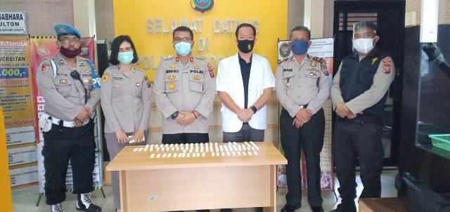 Cegah Covid-2019, Personel Polsek Medan Kota Jalani Rapid Test