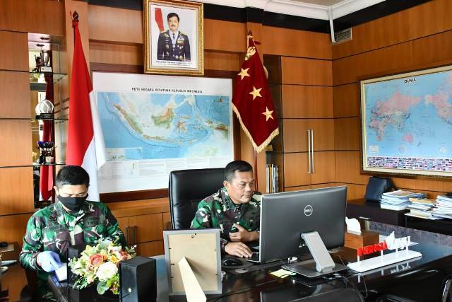 Dari Markas TNI, Kasum TNI Joni Supriyanto Buka RAT Koperasi Pusat Yudha Dharma Utama