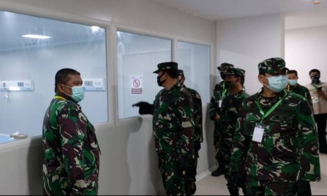 Pangkogabwilhan-I Tinjau Kesiapan Tower 6 di Wisma Atlet Kemayoran
