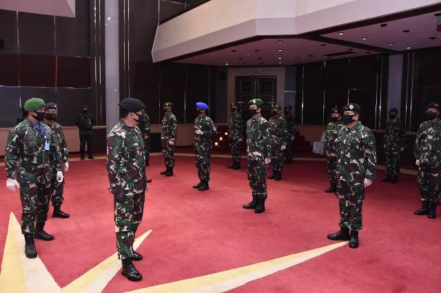 25 Perwira Tinggi TNI Naik Pangkat