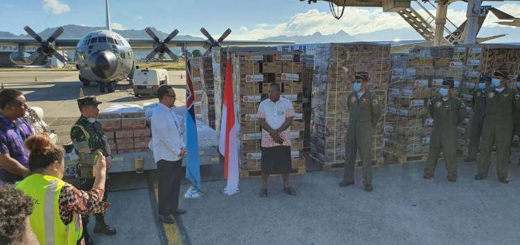 Bantuan Kemanusiaan Indonesia Diterima Secara Resmi Oleh Pemerintah Fiji 