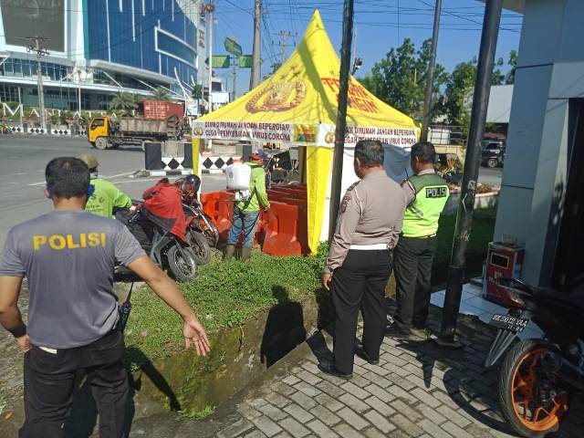 Polsek Medan Helvetia Lakukan Persiapan Jelang Operasi Ketupat Toba 2020