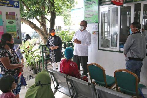 Plt Wali Kota Medan Tinjau SOP UPT Puskesmas Amplas Jalan Garu II 