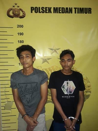 Dua Pelaku Curanmor Diringkus Polisi di Warnet Jalan Mukhtar Basri Medan