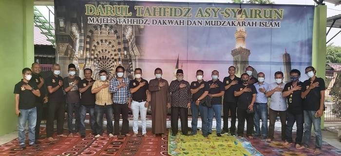 Pewarta Polrestabes Medan Silaturahmi ke Majelis Darul Tahfidzul Asy-Syairun