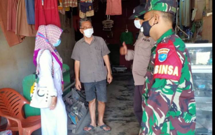 TNI-Polri dan Puskesmas Imbau Protokol Kesehatan Kepada Masyarakat