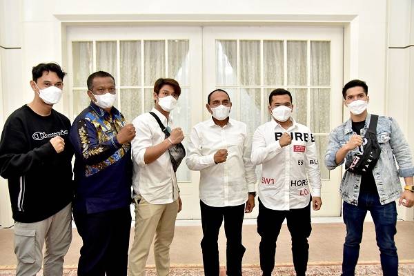 Kepada Rizky Billar dan Putra Siregar, Gubernur Sumut: Buktikan Kalian Benar Cinta Sama PSMS Medan