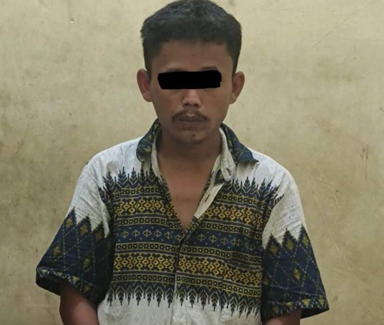 Polsek Tiga Juhar Ciduk Maling 5 Goni Salak Pondok