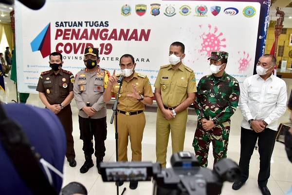 Gubernur Sumut Minta RS Alokasikan 30% Tempatnya Rawat Pasien Covid-19
