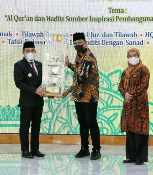 Wali Kota Medan Hadiri Pembukaan STQH Ke XVII Tingkat Provinsi Sumut, Optimis Kota Medan Kembali Raih Juara Umum