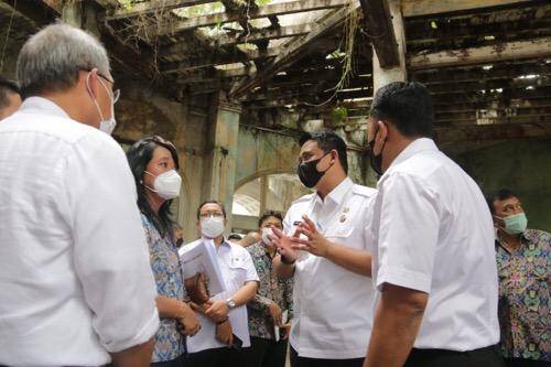 Bersama Dirjen Cipta Karya Kementerian PUPR, Wali Kota Medan Tinjau Kawasan Kota Lama Kesawan