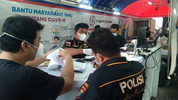 Pertanyakan Legalitas, Tipidsus Polrestabes Medan Gerebek Drive Thru Rapid Antigen di Lapangan Merdeka Medan