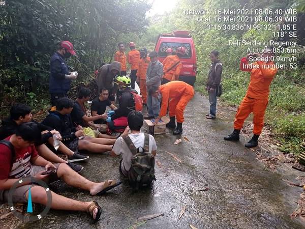 Siswa SMA Santo Thomas Medan dan Seorang Guru Privat Ditemukan Selamat di Kawasan Air Terjun Dwi Warna