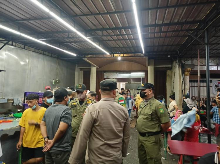 Polisi Gelar Operasi Yustisi di Lokasi Kuliner Jalan Gatot Subroto Medan