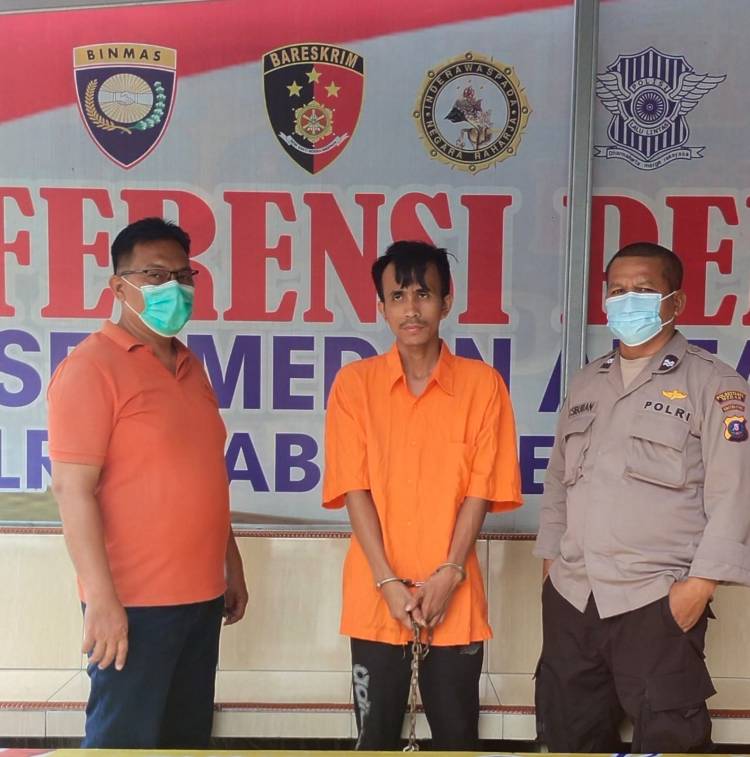 Polisi Tangkap Pencuri Pagar Besi di Jalan Bromo Medan