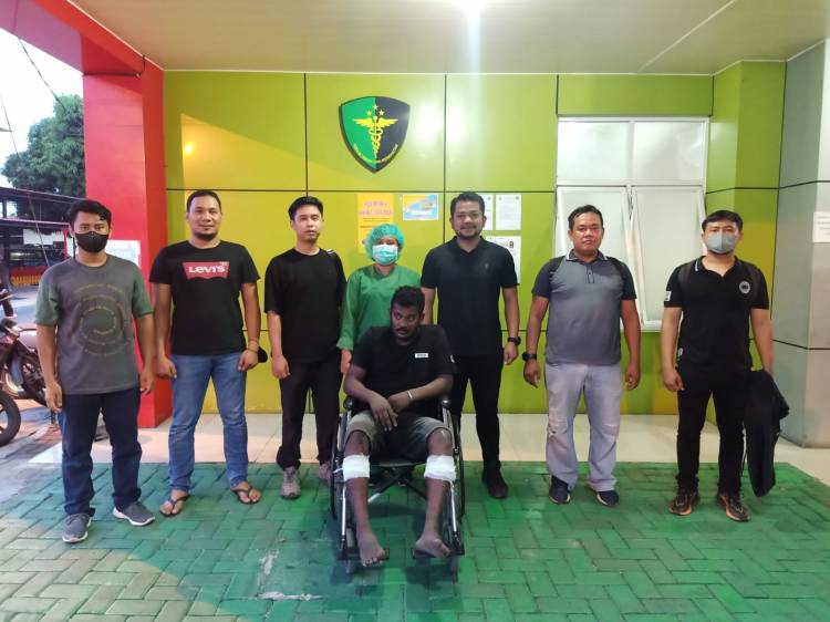 Polisi Tembak Seorang Komplotan Curanmor di Jalan Antariksa Medan 