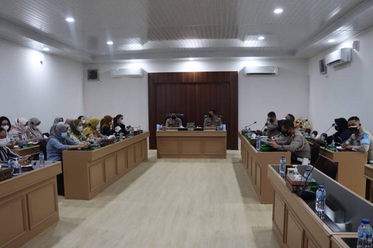 Kunker Ibu Kapolda Sumut, Polrestabes Medan Gelar Rapat 