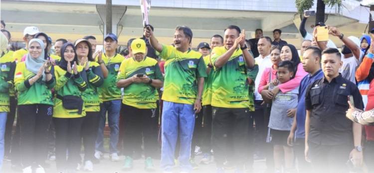 Semarakkan HUT ke-51, Pemko Binjai Gelar Jalan Santai
