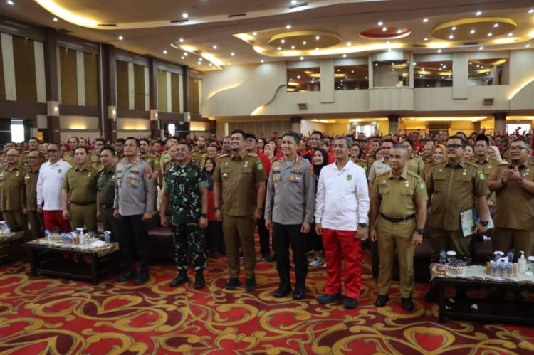Kapolrestabes Medan Hadiri Pembukaan Pembinaan Mental Disiplin dan Etos Kerja Kepling se-Kota Medan