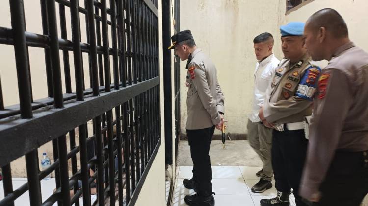 Jaga Kenyamanan, Kapolrestabes Medan Sidak ke Ruang Penjara Tahti