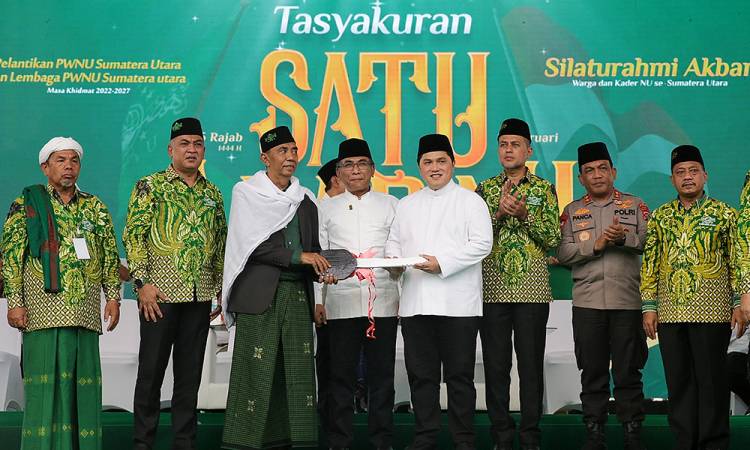 Tasyakuran 1 Abad NU di Ponpes Musthafawiyah, Musa Rajekshah: Titik Nol Lahirnya NU di Sumut